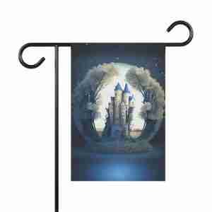 Magical Castle Garden Flag