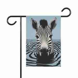 Zebra Strips Garden Flag