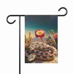 Desert Snake Garden Flag
