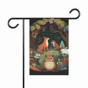 Forest Animals Garden Flag