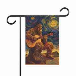 Bigfoot Garden Flag