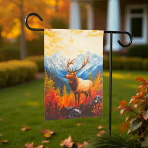 Elk Mountain Fall Garden Flag