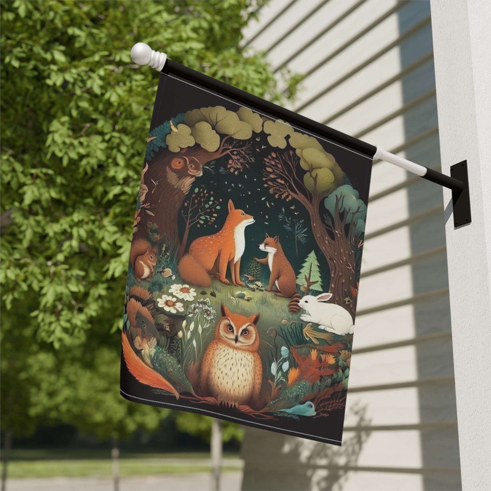 Forest Animals Garden Flag - Image 8