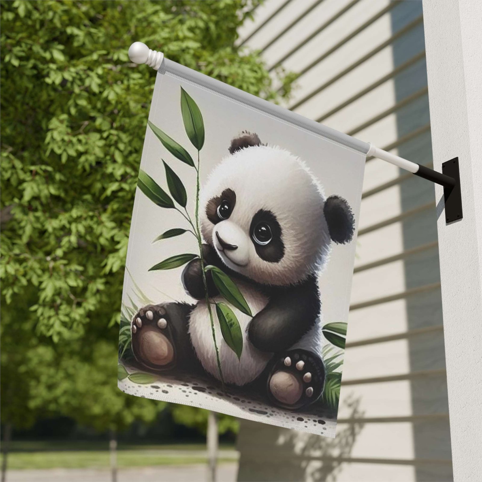 Baby Panda Garden Flag - Image 8