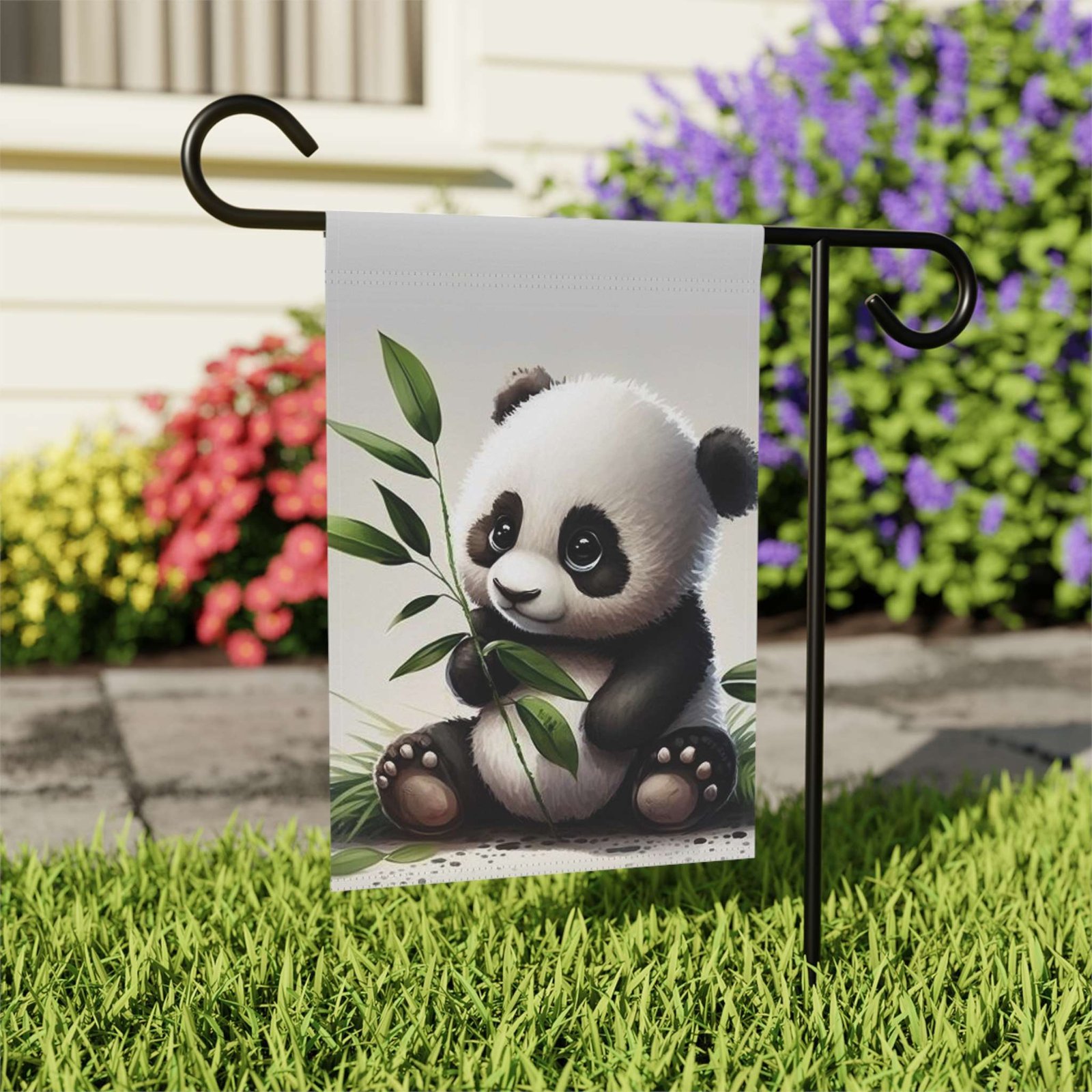 Baby Panda Garden Flag - Image 7