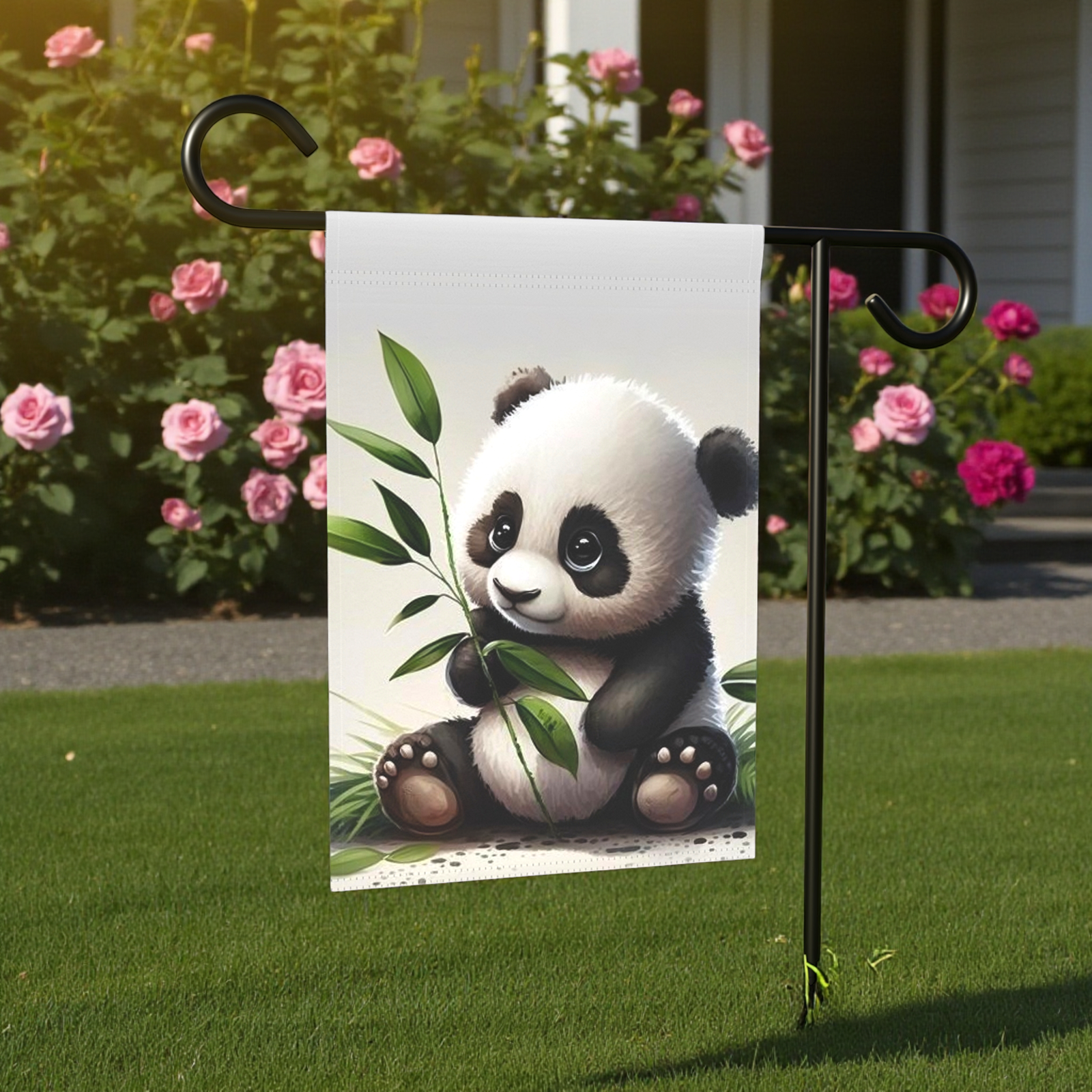Baby Panda Garden Flag - Image 6