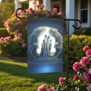 Magical Castle Garden Flag