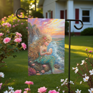 Little Mermaid Garden Flag