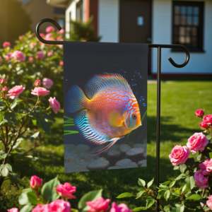 Colorful Fish Garden Flag