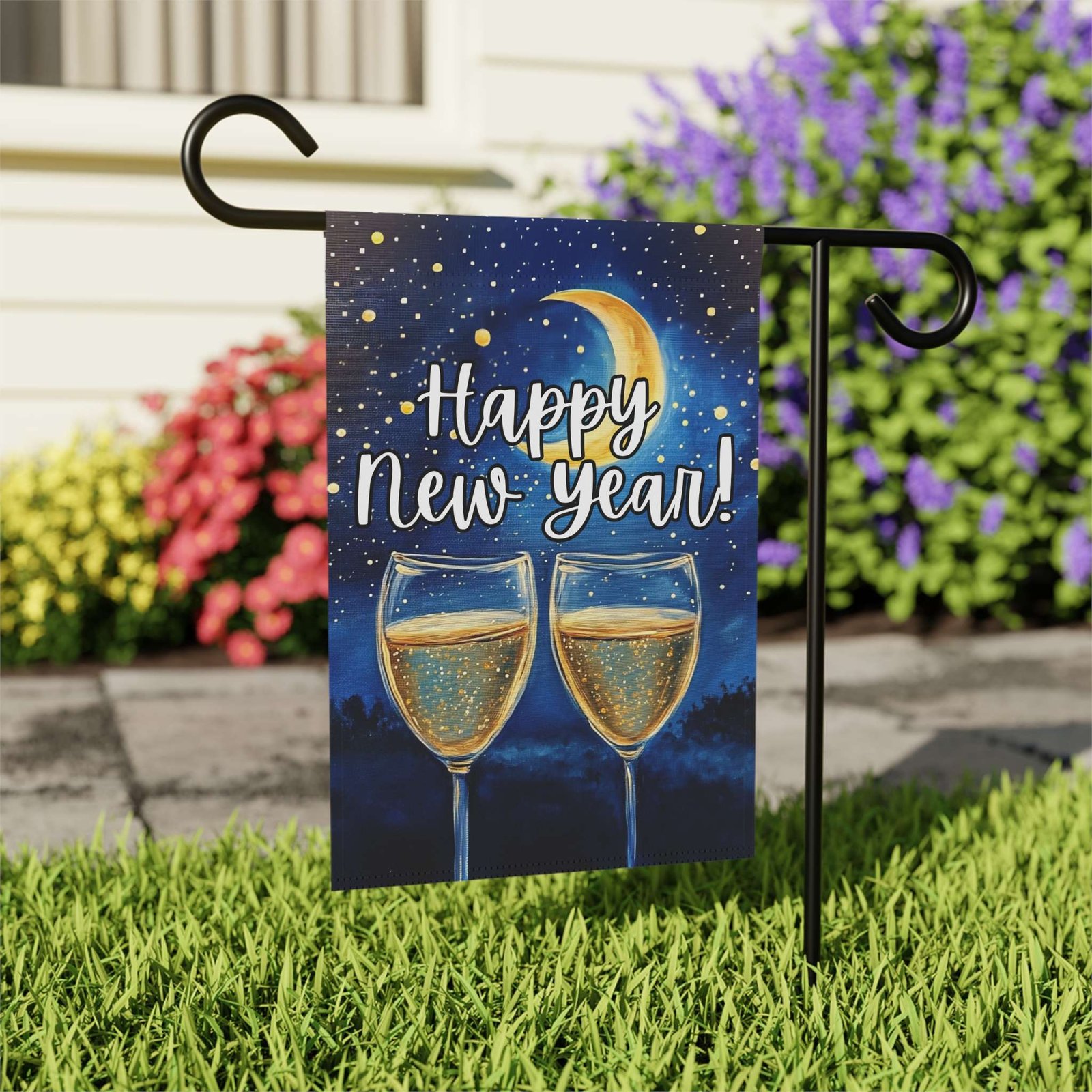Happy New Year Celebration Garden Flag - Image 7