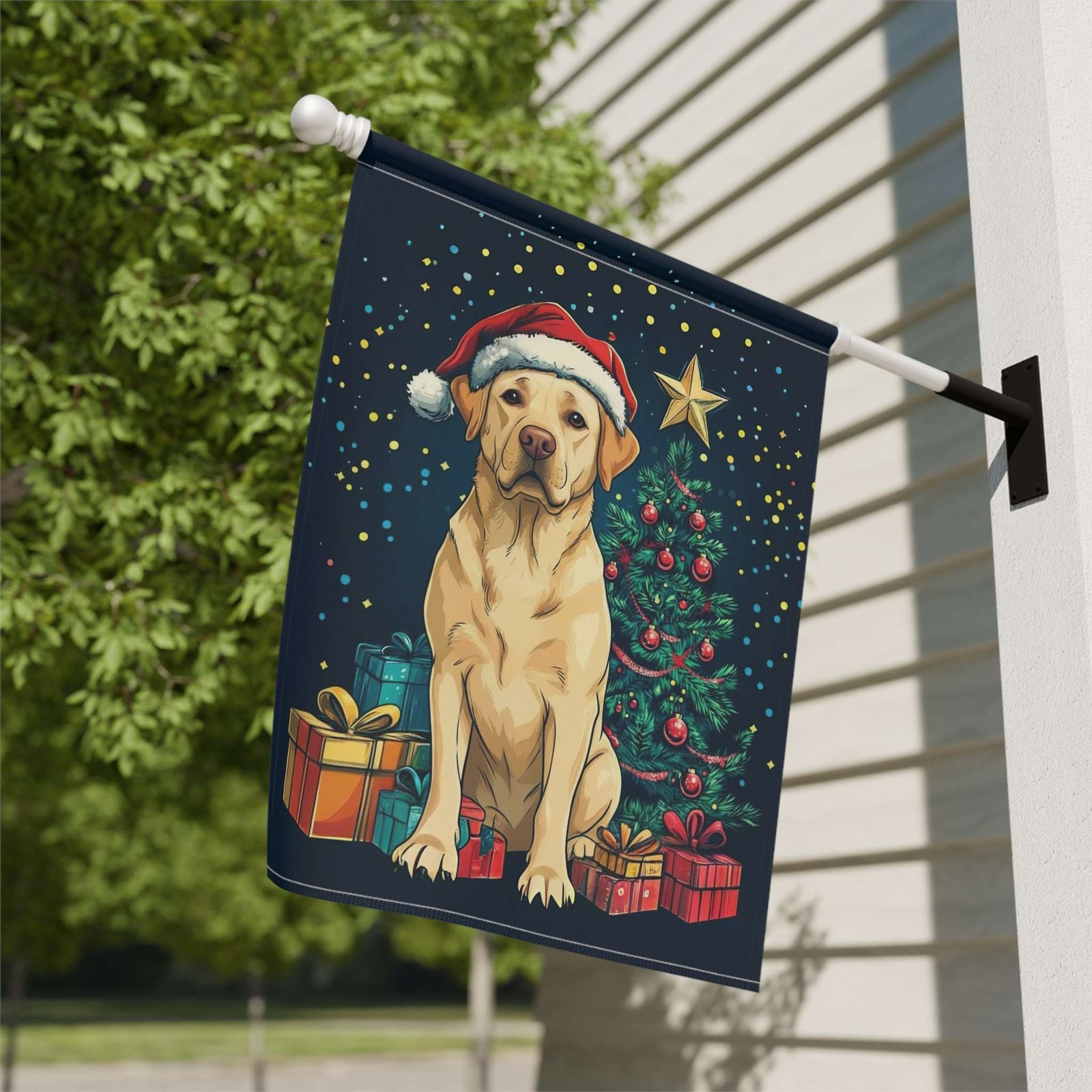 Christmas Labrador Retriever Garden Flag - Image 8