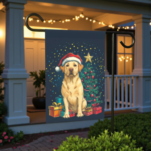 Christmas Labrador Retriever Garden Flag