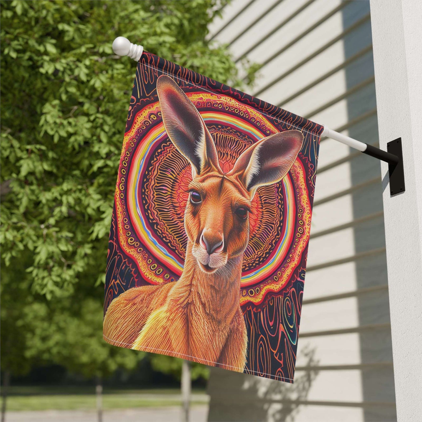 Vibrant Kangaroo Garden Flag - Image 10