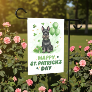 Scottish Terrier St. Patrick’s Day Garden Flag